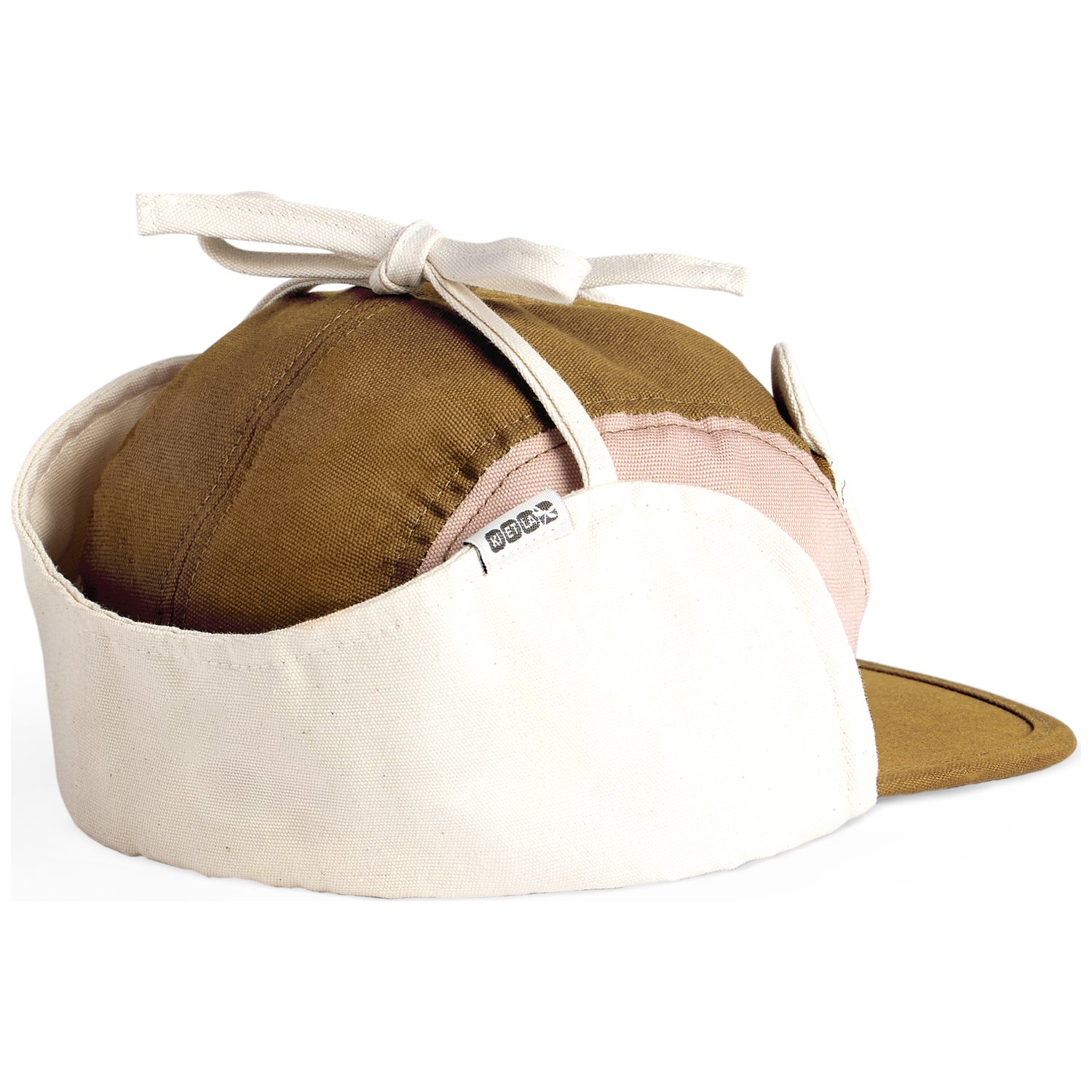 Casquette anti-UV Camper Ourson Rose et Brun (0-2 ans) (KI et LA) - Image 7