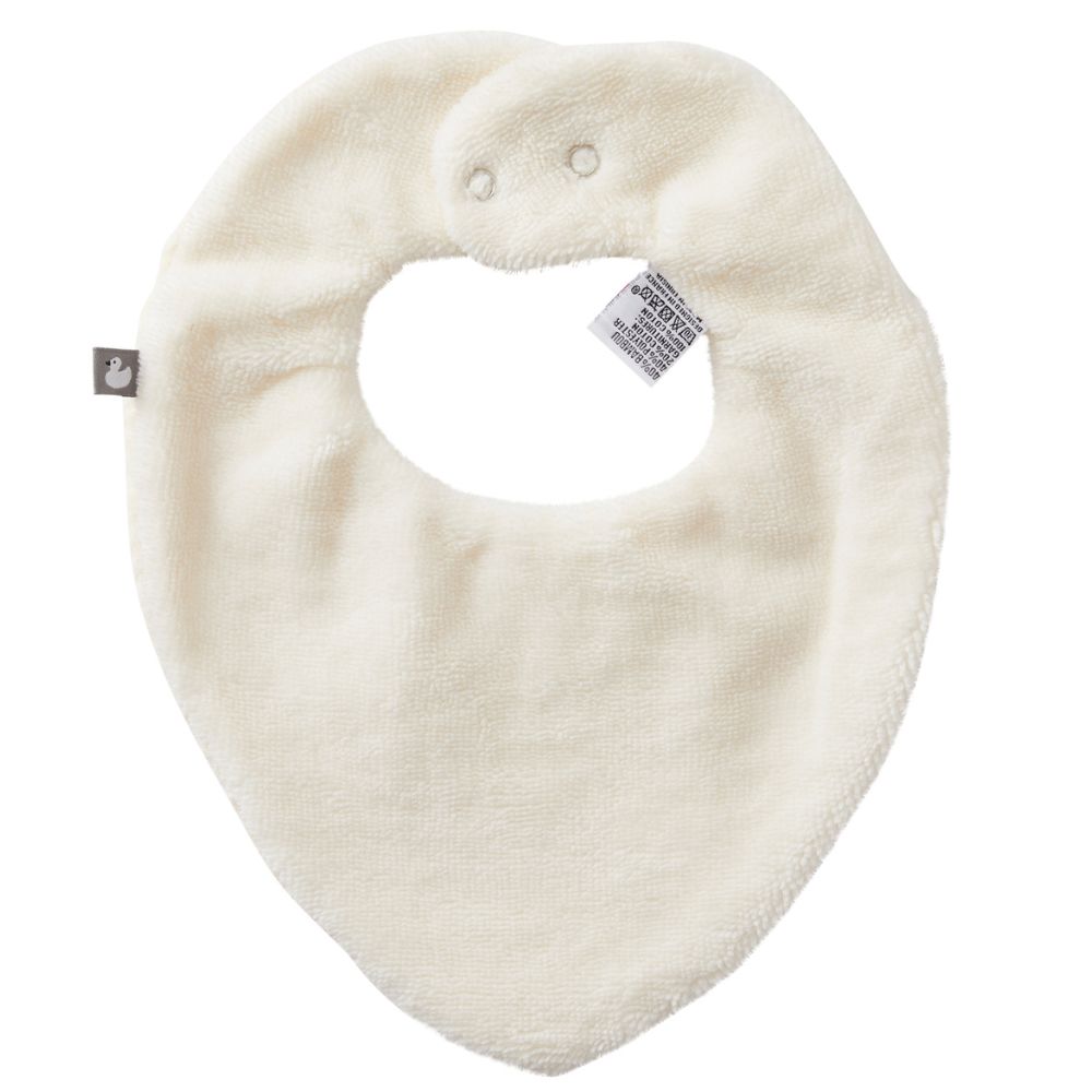 Bavoir bandana Soft bambou réversible mousse de lait (Bb&Co) - Image 3