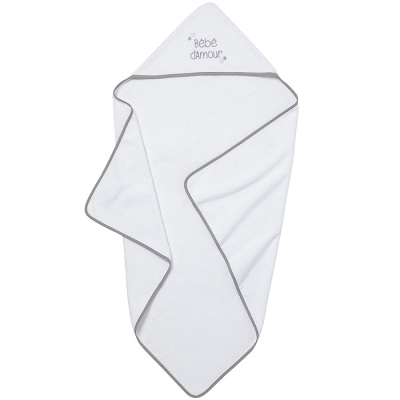 Cape de bain Bébé d'amour (100 x 100 cm) (Babycalin) - Couverture
