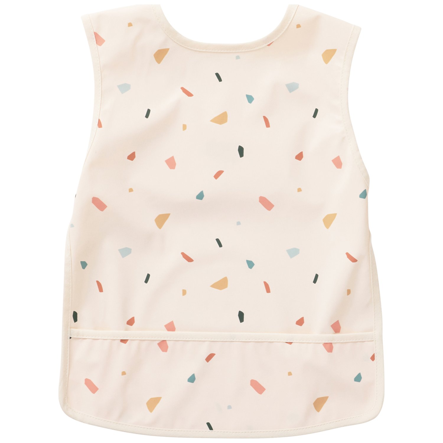 Bb&Co - Bavoir intégral en tissu imperméable souple terrazzo (6-24 mois)