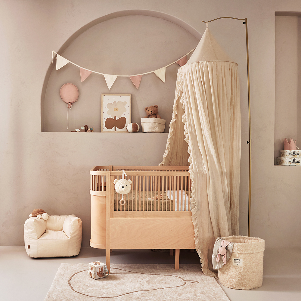 Guirlande de fanions Rose-Ivory (200 cm) (Jollein) - Image 3