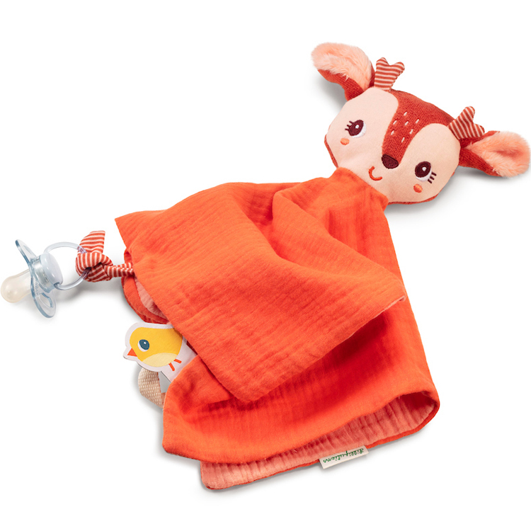 Lilliputiens - Doudou attache sucette éco Stella (32 cm)