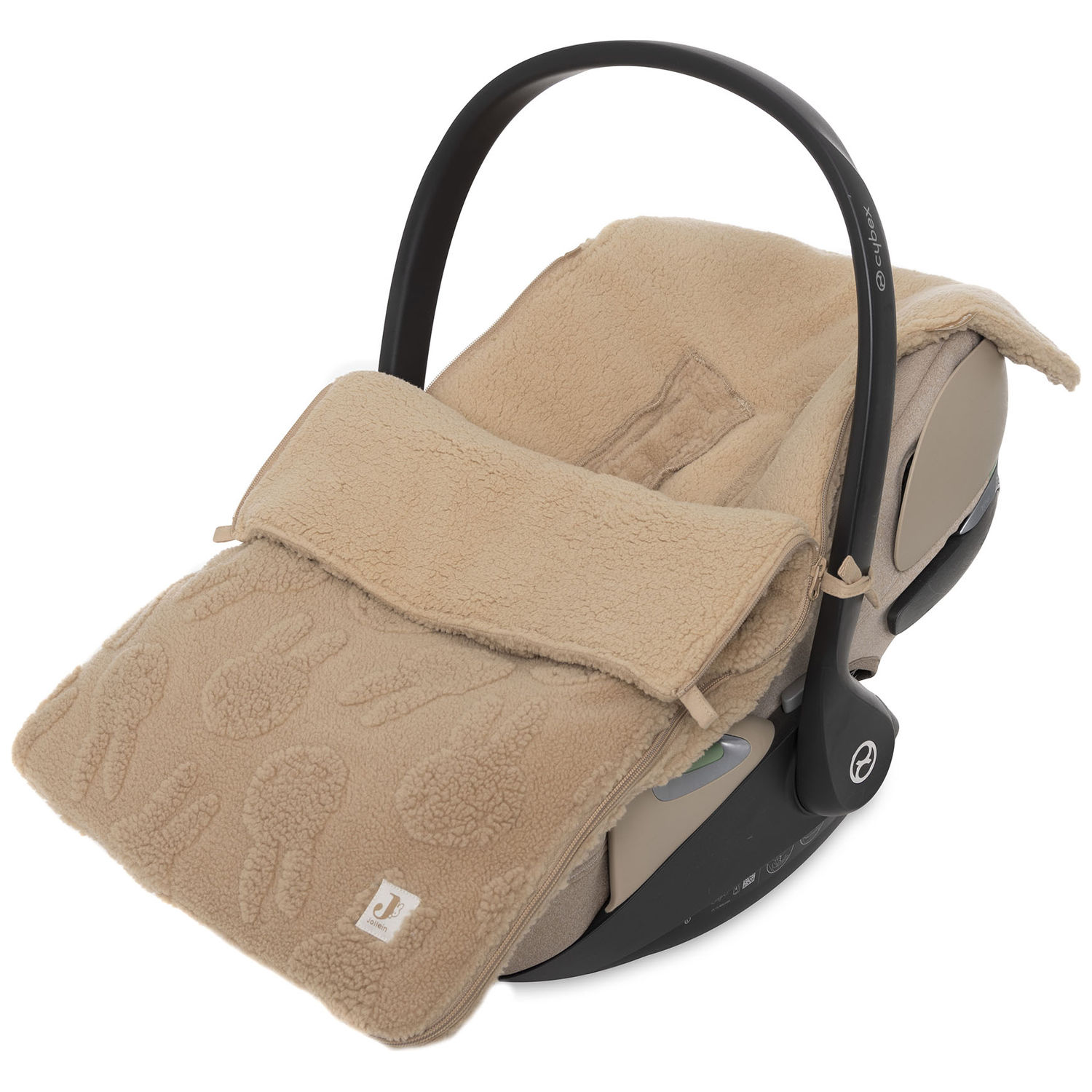 Nid d'ange passe sangle Miffy Jacquard Teddy Biscuit (groupe 0+)