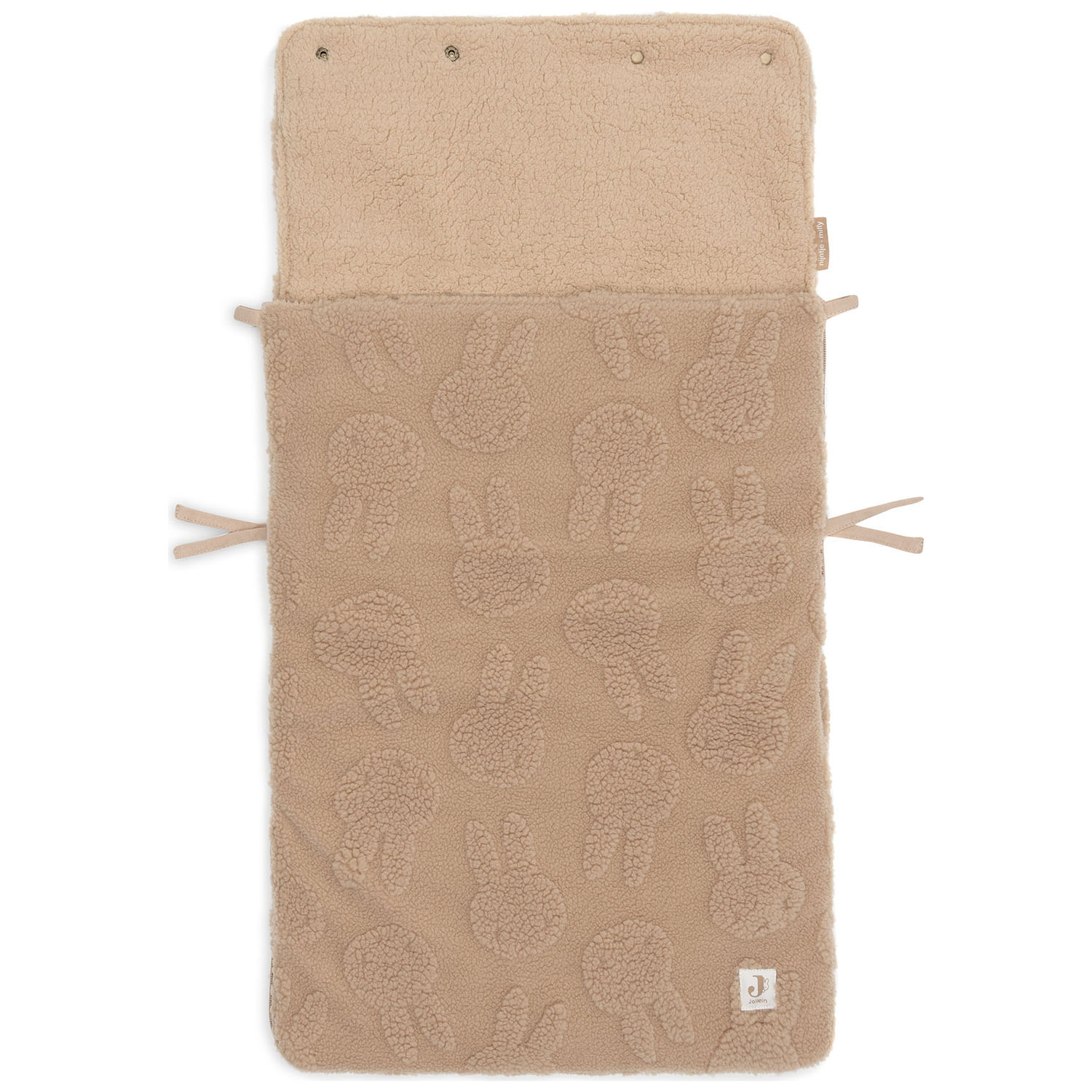 Nid d'ange passe sangle Miffy Jacquard Teddy Biscuit (groupe 0+) (Jollein) - Image 3