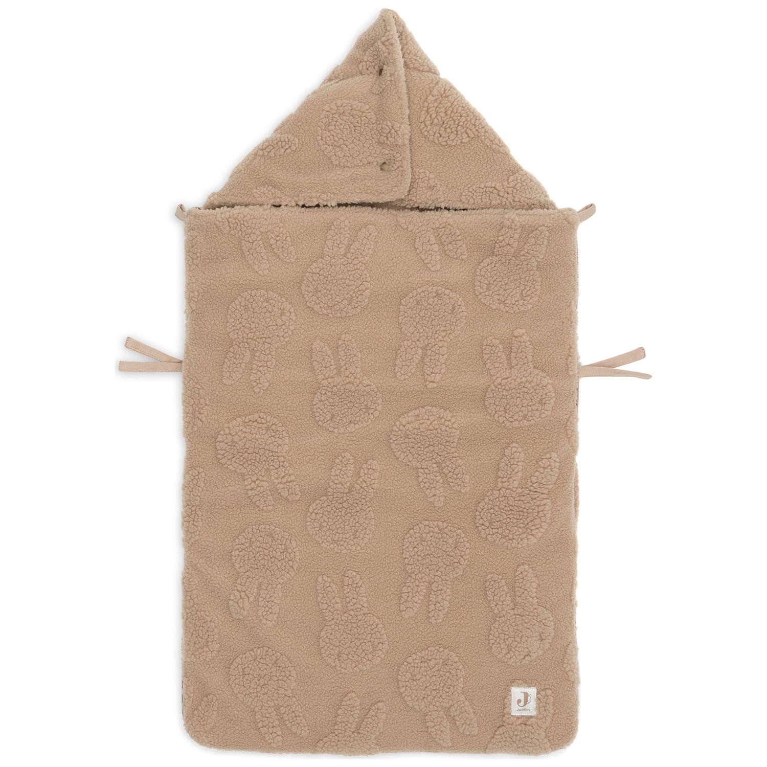 Nid d'ange passe sangle Miffy Jacquard Teddy Biscuit (groupe 0+) (Jollein) - Image 6