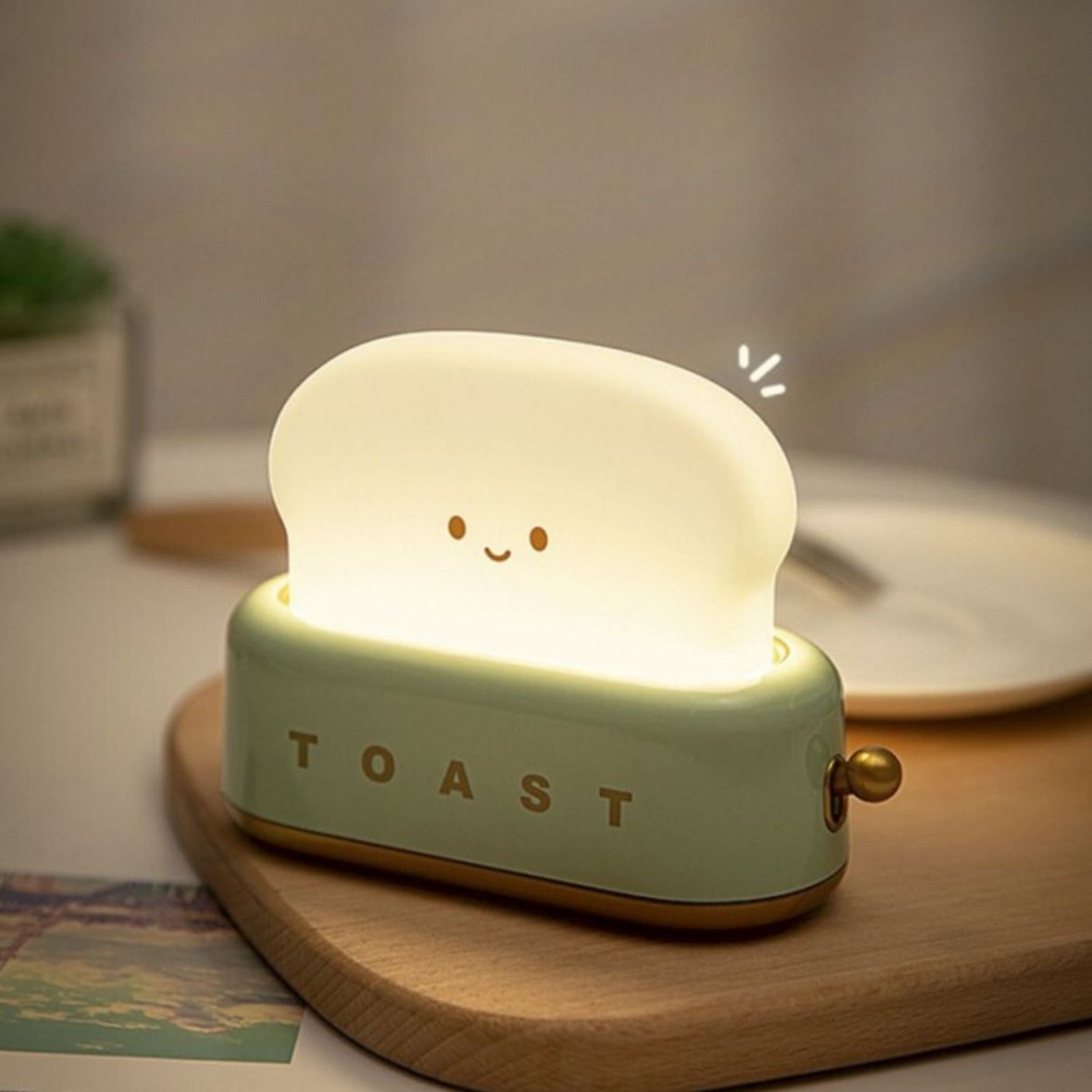 Veilleuse rechargeable Toaster Vert (mary's) - Image 1