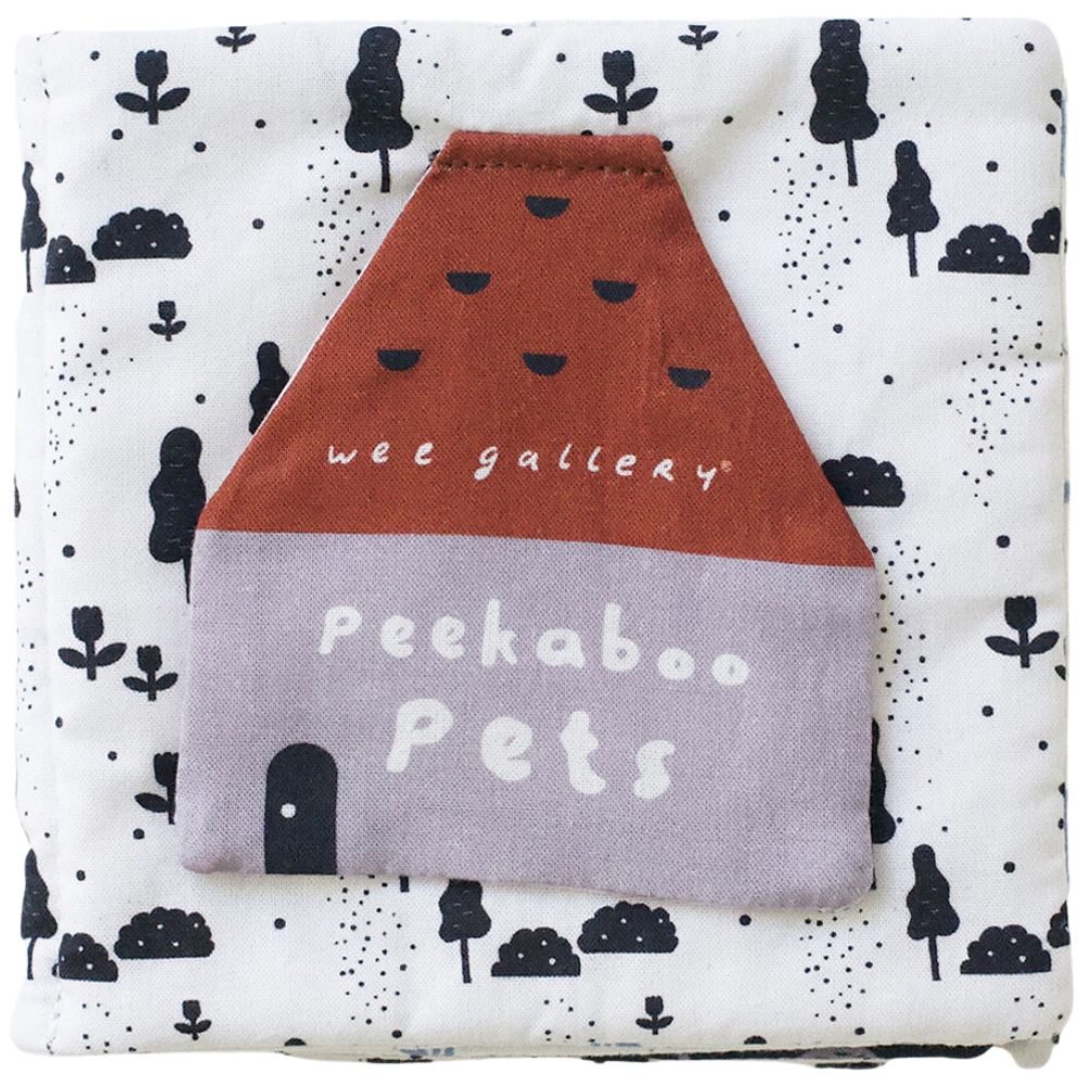 Livre bébé en tissu Peekaboo Pets (Wee Gallery) - Image 1