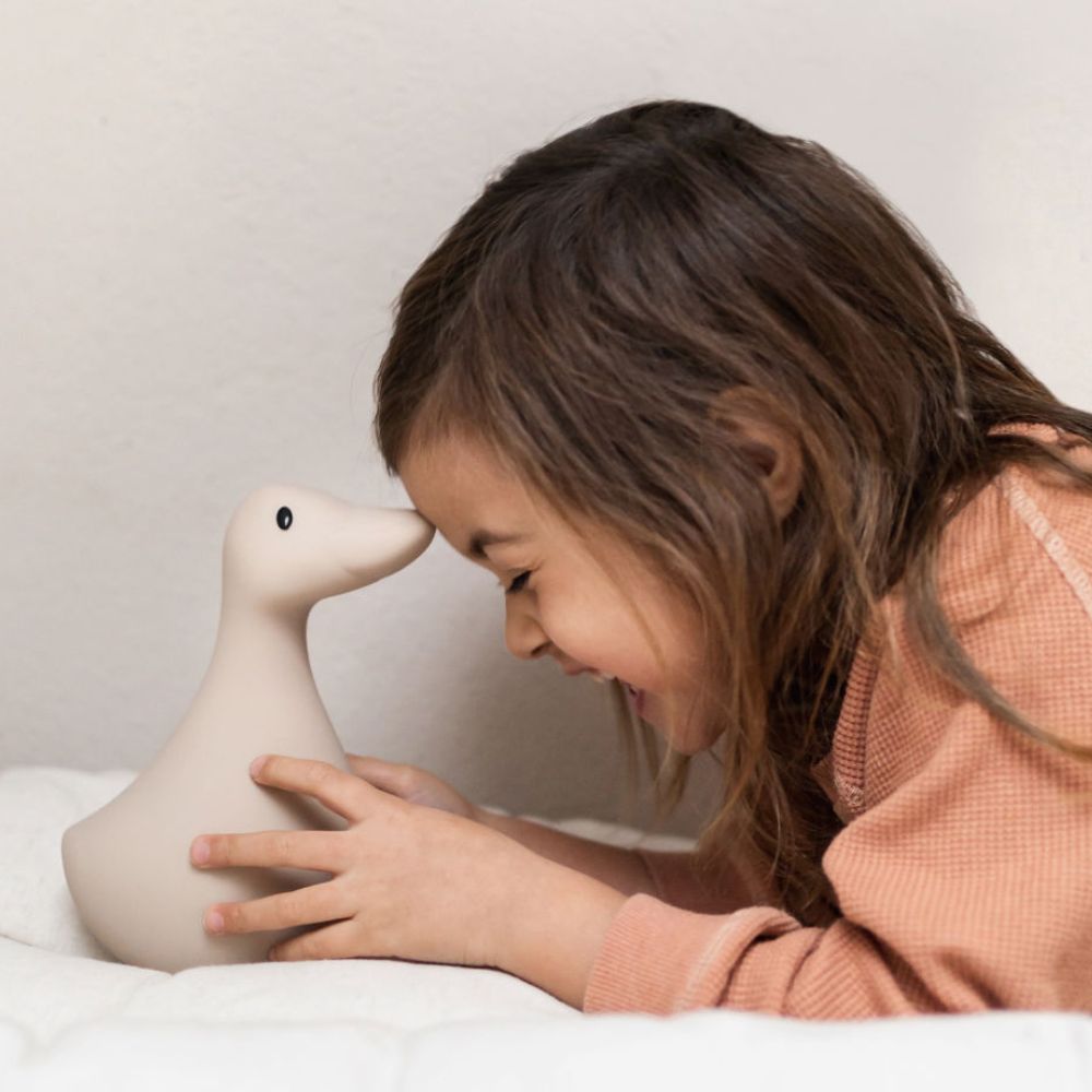 Veilleuse tactile rechargeable Liva beige (FLOW) - Image 5