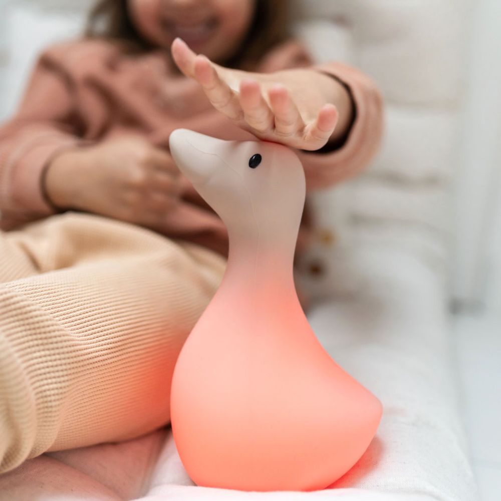 Veilleuse tactile rechargeable Liva beige (FLOW) - Image 6