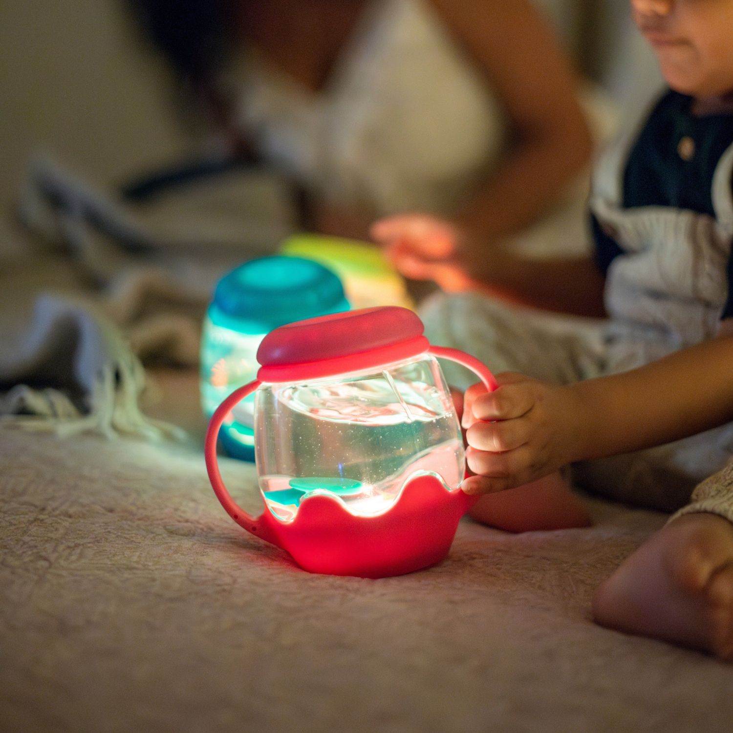 Mini jarre sensorielle rose (Glo Pals) - Image 2