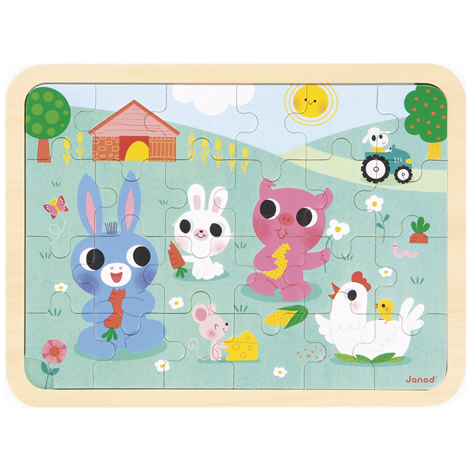 Puzzle A la ferme (24 pièces)