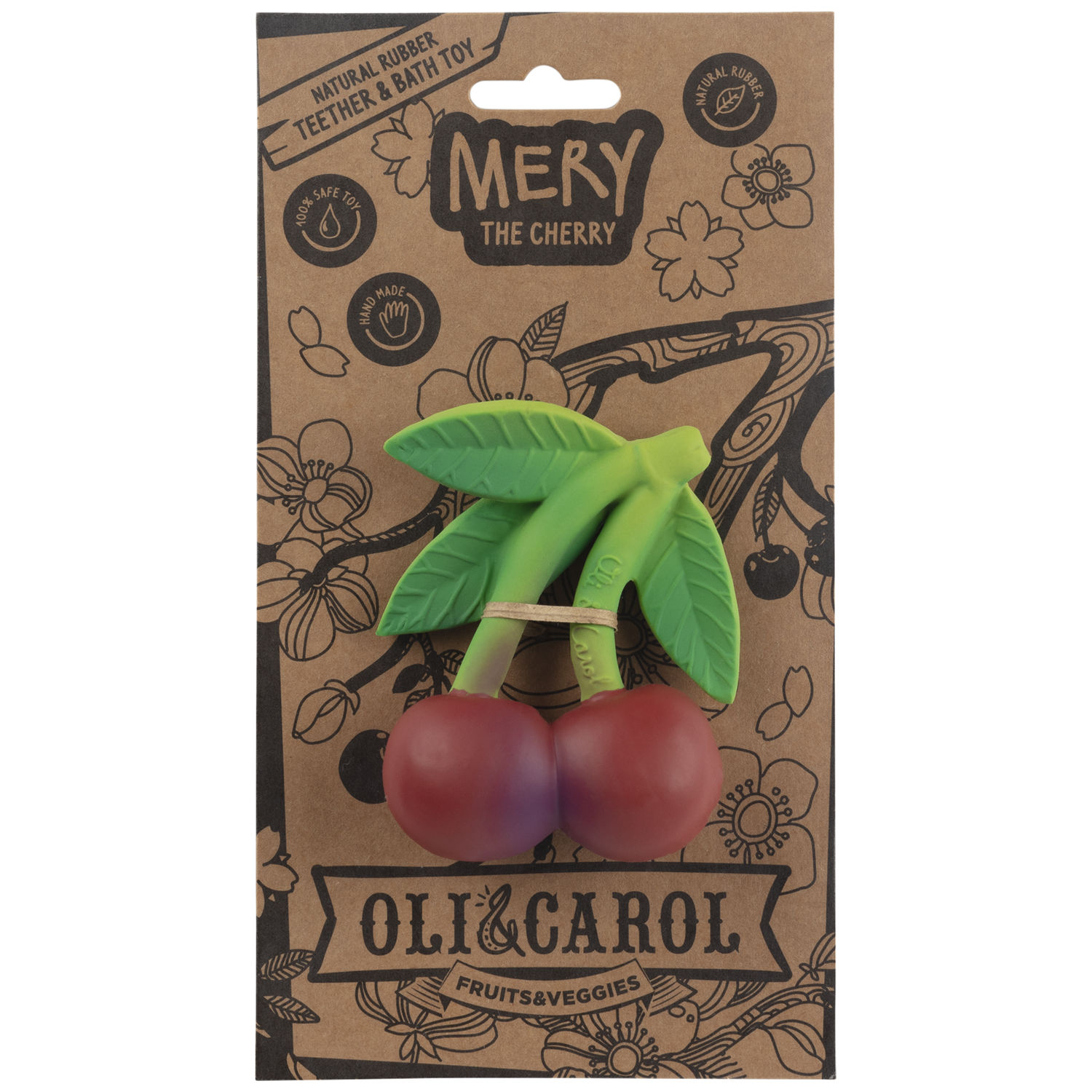 Mery la cerise en latex d'hévéa (Oli & Carol) - Image 9