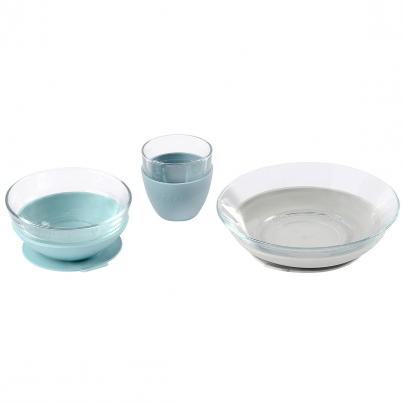 Coffret repas en verre X DURALEX Jungle (Béaba) - Image 1