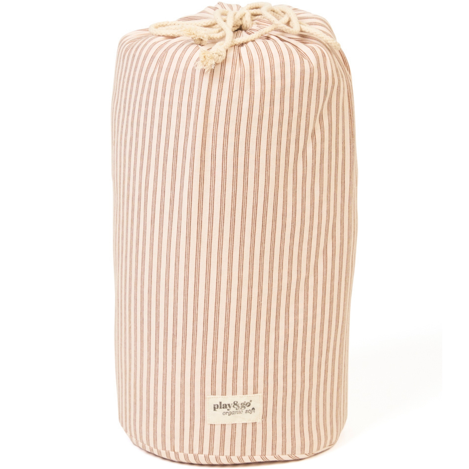 Tapis de jeu nomade 2 en 1 Organic Stripes Brown (Play&Go) - Image 9