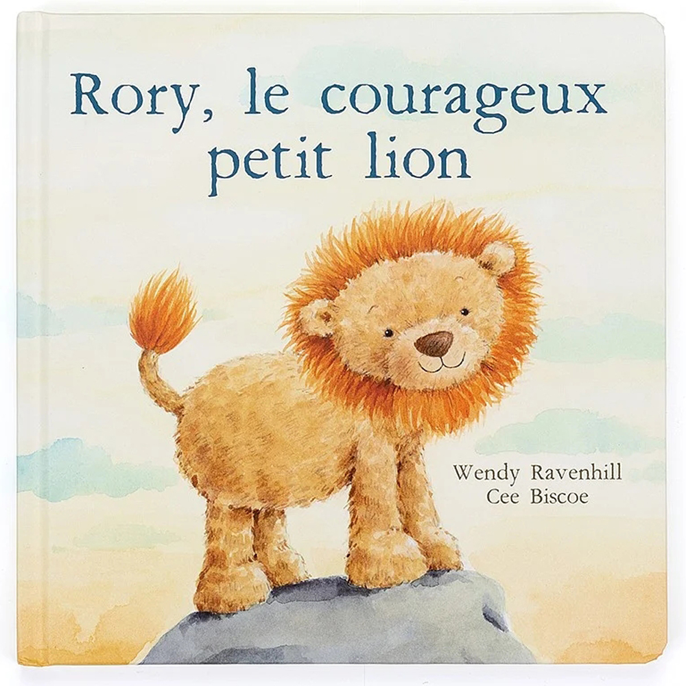 Jellycat - Livre Rory le courageux petit lion
