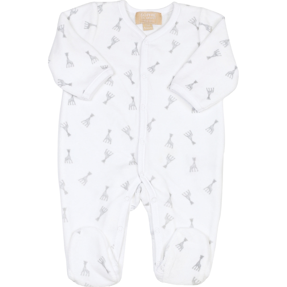 Pyjama léger blanc Sophie la girafe (naissance) (Trois Kilos Sept) - Couverture