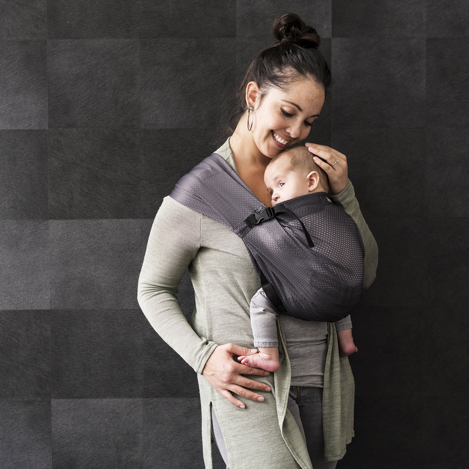 Porté bébé Mini Sling gris (Minimonkey) - Image 5