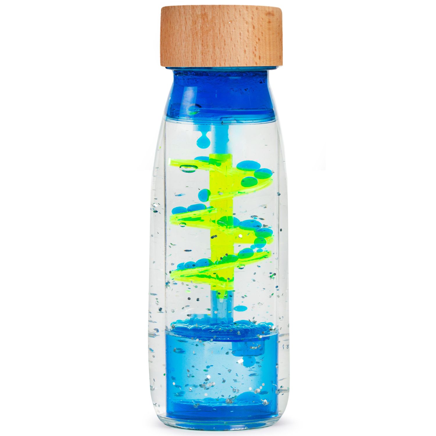 Petit Boum - Bouteille sensorielle Move Spiral Blue