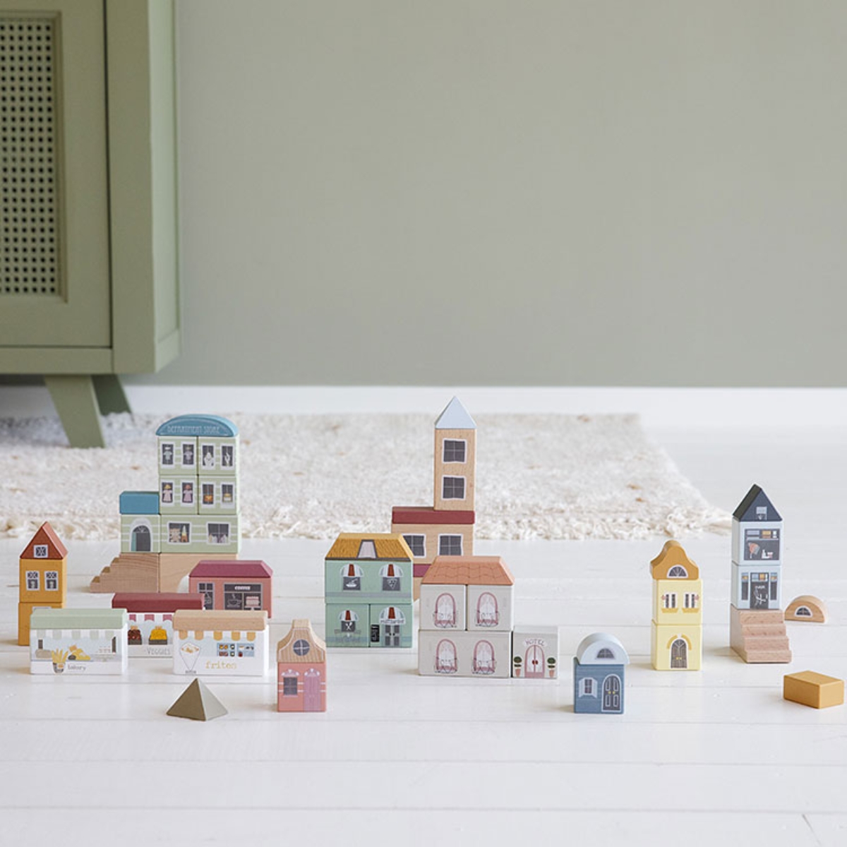 Lot de 50 blocs de construction Ville (Little Dutch) - Image 4