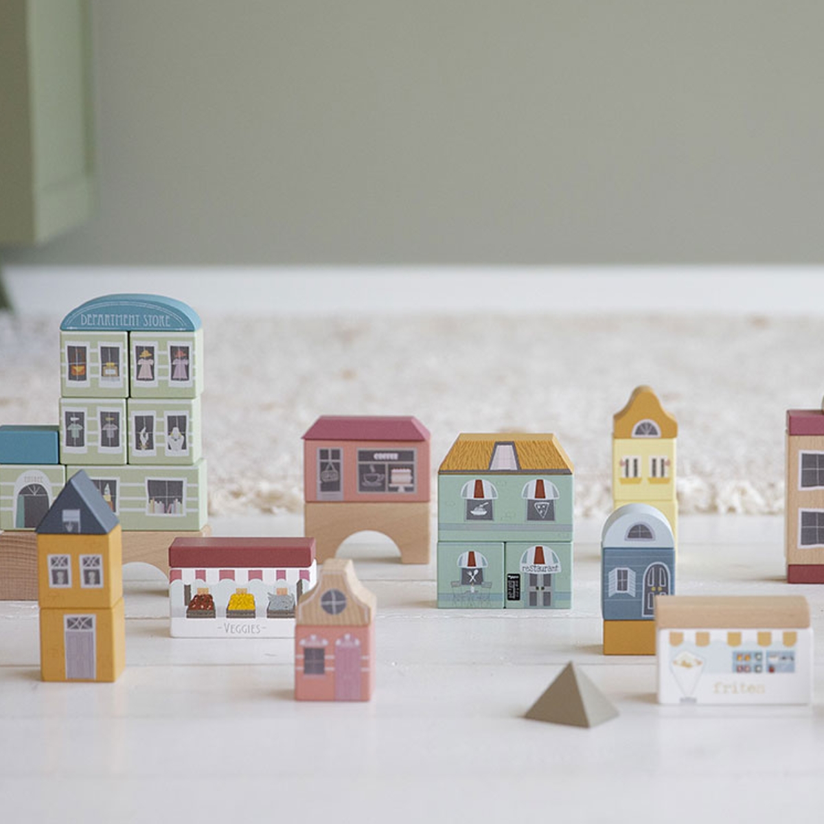 Lot de 50 blocs de construction Ville (Little Dutch) - Image 5