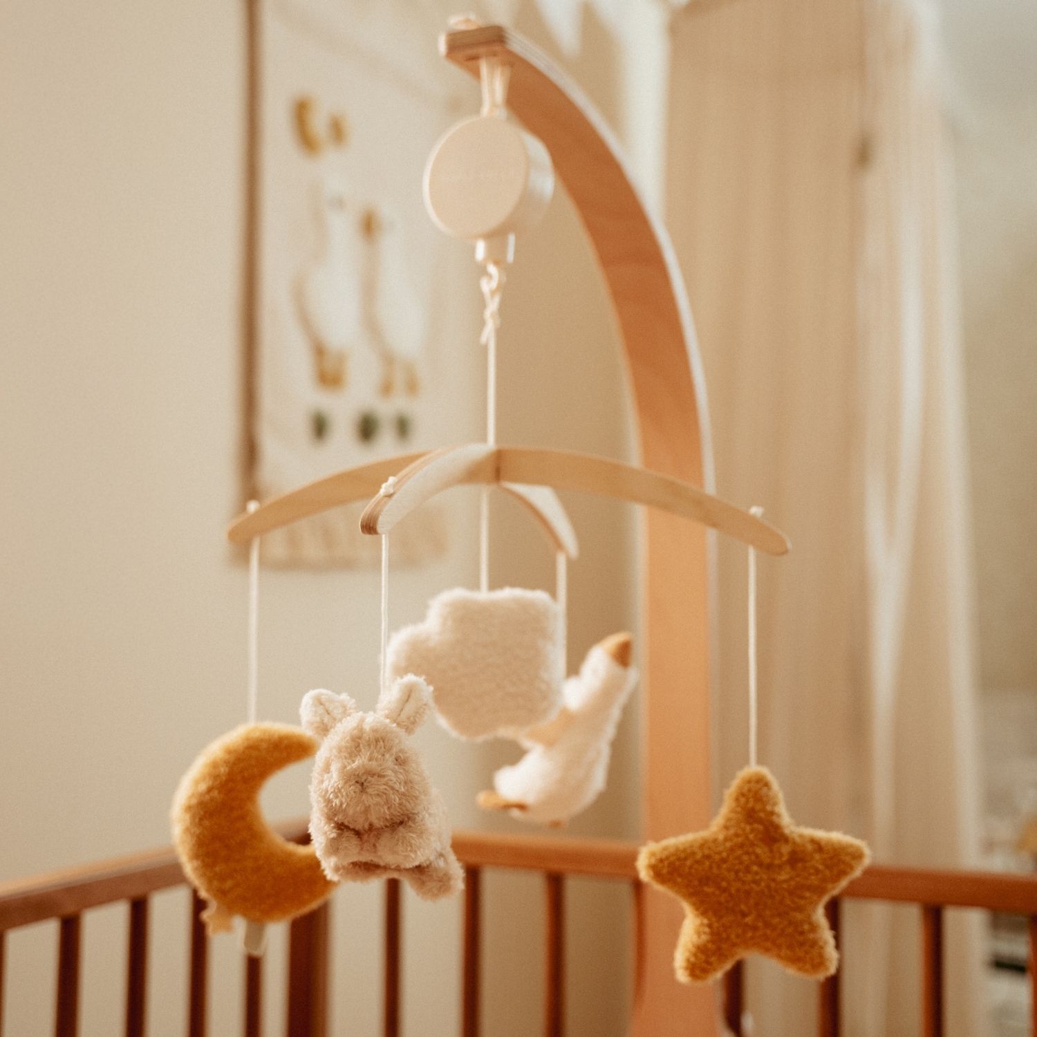 Little Dutch - Mobile musical en bois FSC Newborn