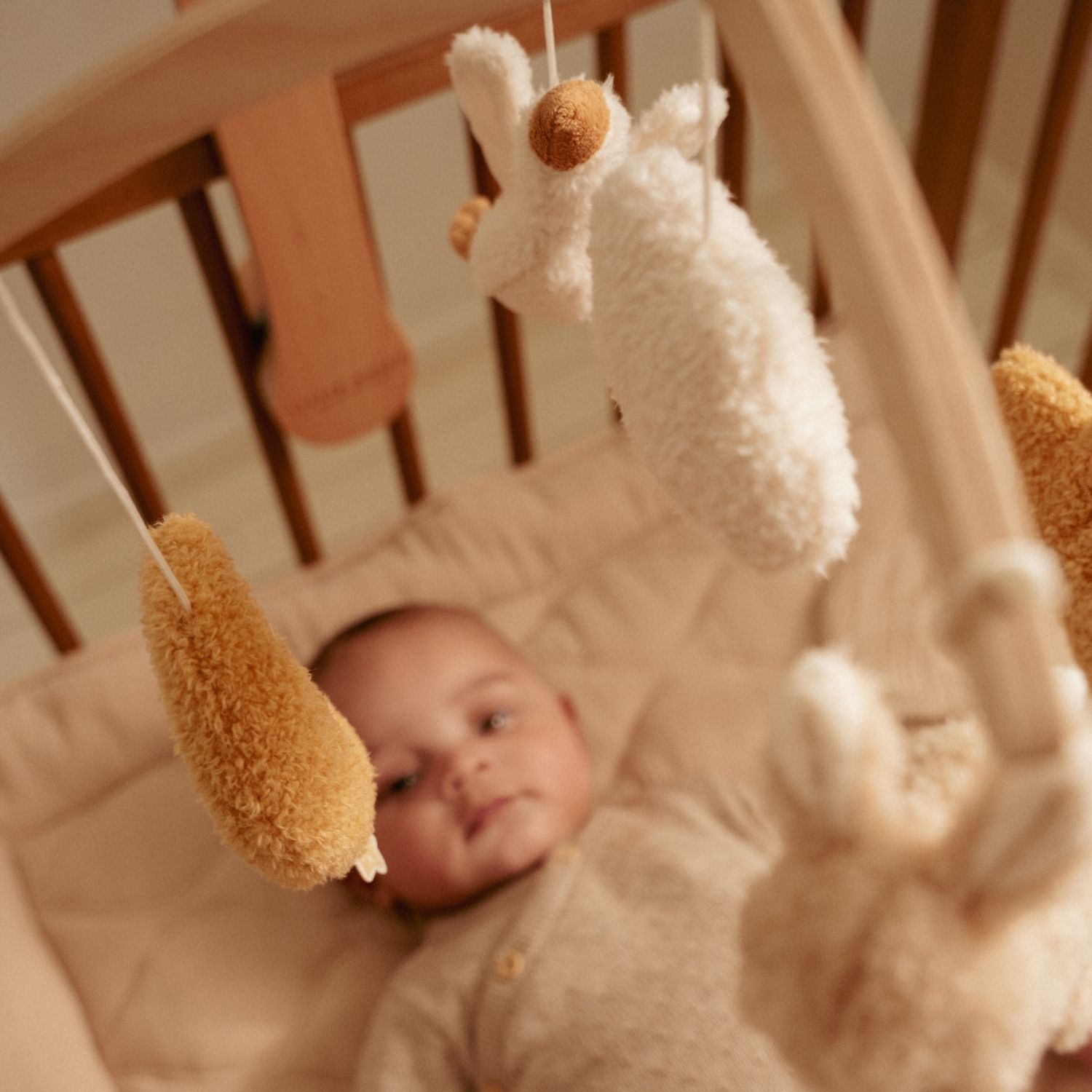 Mobile musical en bois FSC Newborn (Little Dutch) - Image 2
