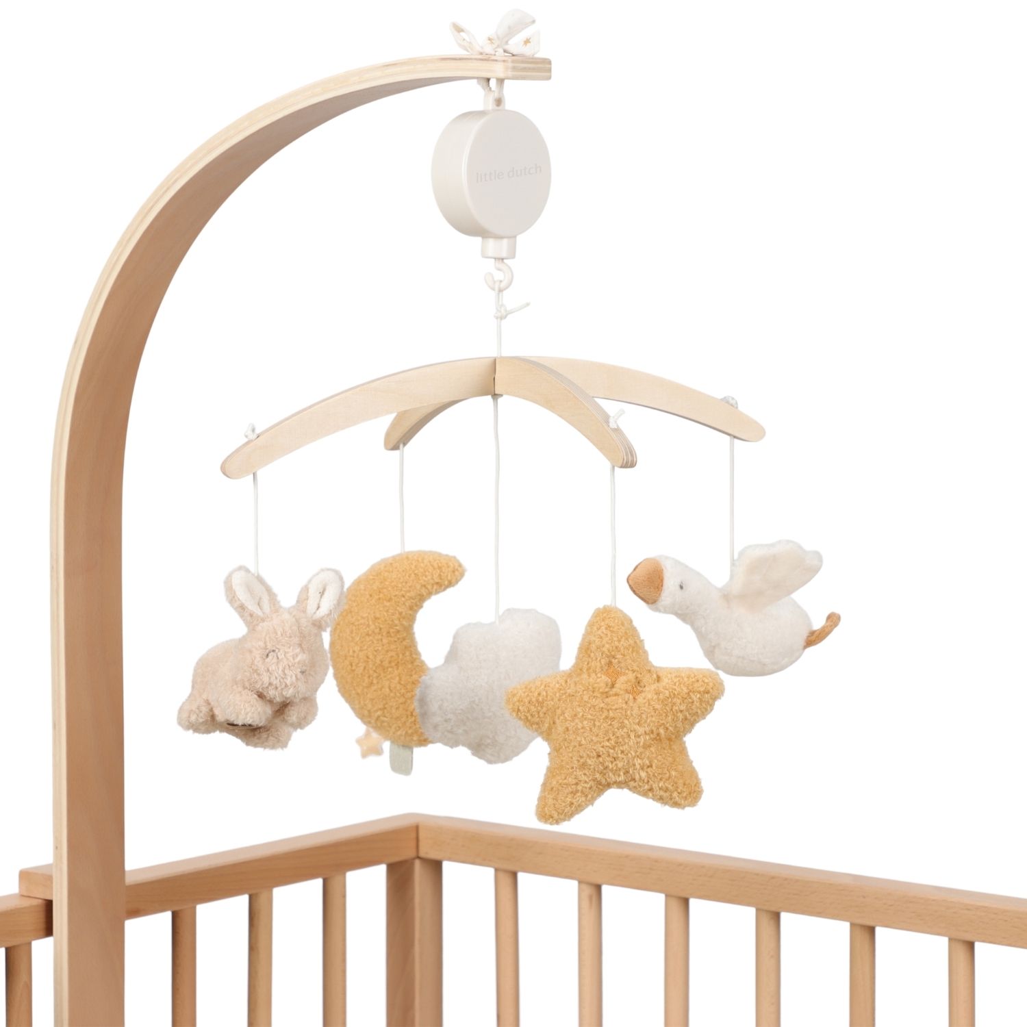 Mobile musical en bois FSC Newborn (Little Dutch) - Image 6