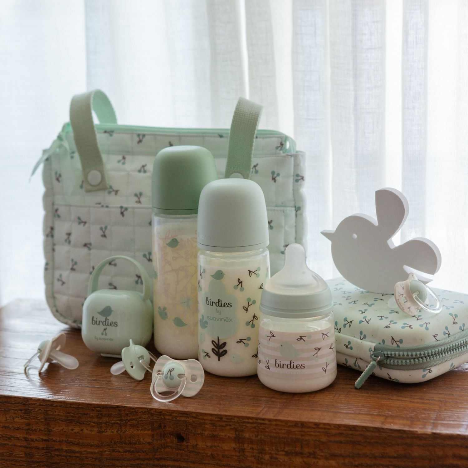Suavinex - Trousse de soin Birdies Verte