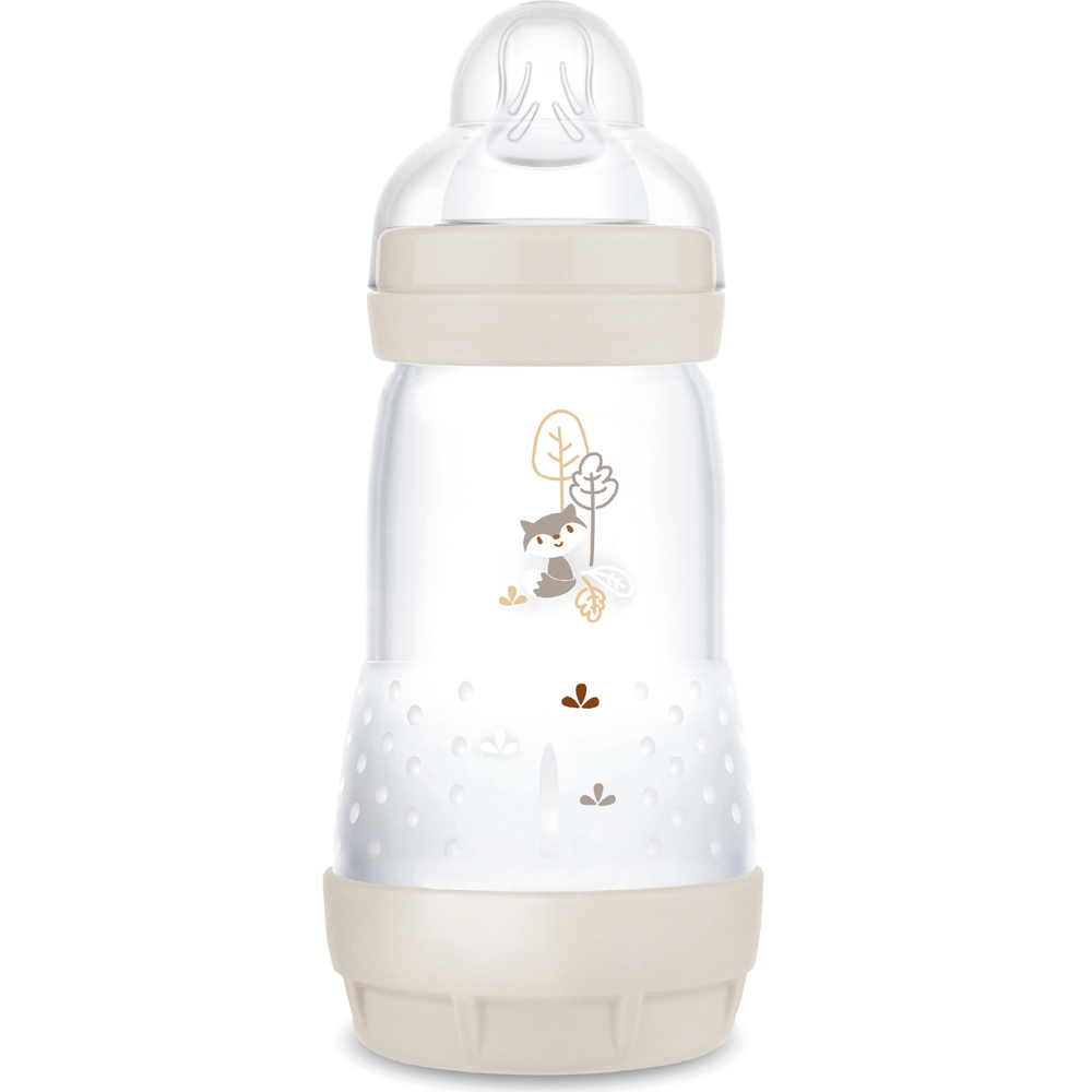 3 biberons Easy Start 260ml Lilas+Lilas+Sable Tétine débit 2 - Reconditionné (Mam) - Image 1