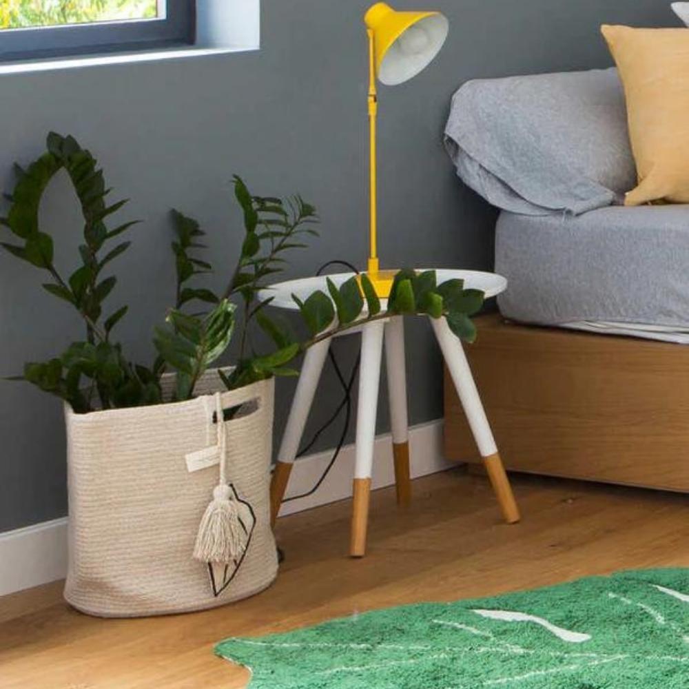 Panier de rangement Leaf en coton naturel (30 x 30 cm) (Lorena Canals) - Image 3