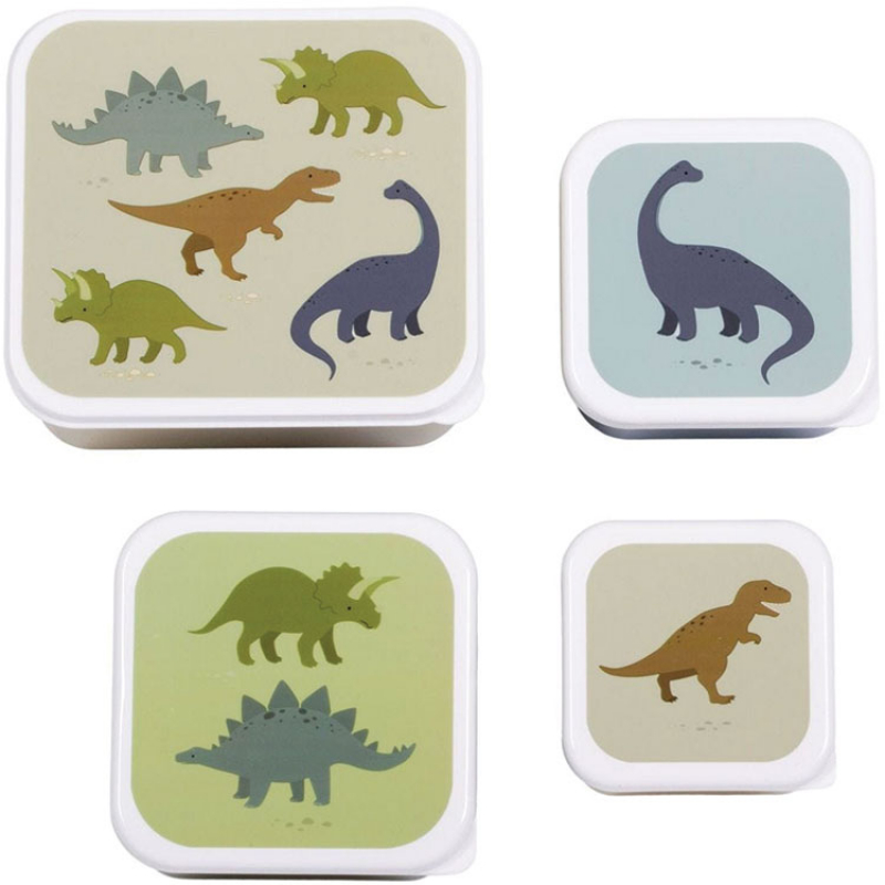 Lot de 4 boîtes à goûter Dinosaure (A Little Lovely Company) - Image 6