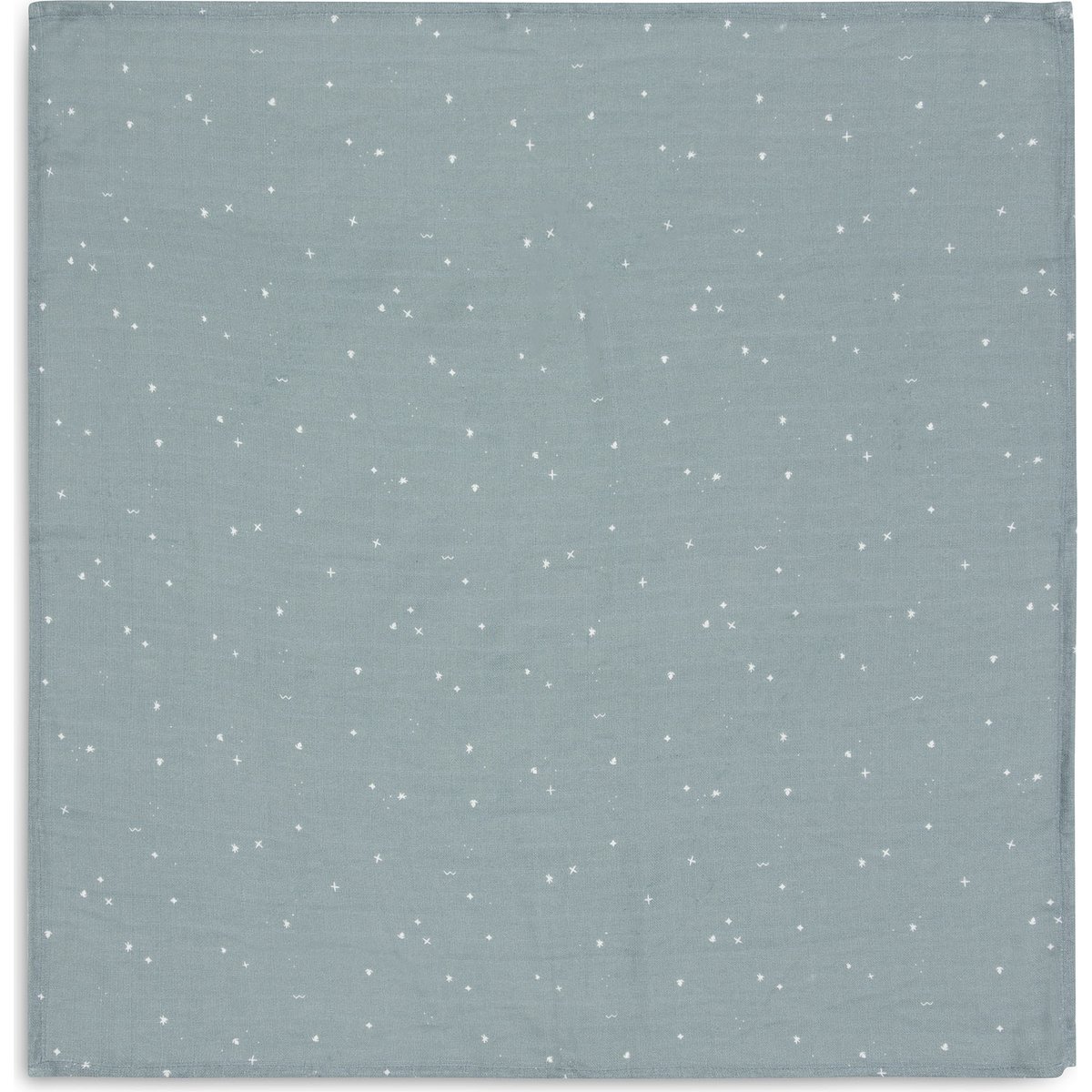 Lot de 3 langes en coton Twinkling Sea Green (70 x 70 cm) (Jollein) - Image 3