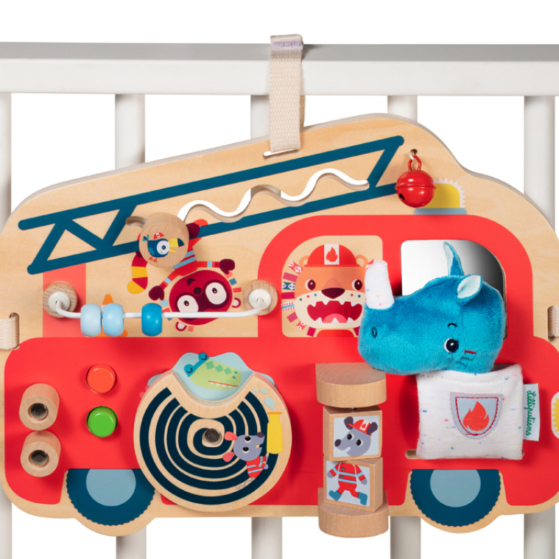 Panneau d'activités Camion de pompier (Lilliputiens) - Image 6