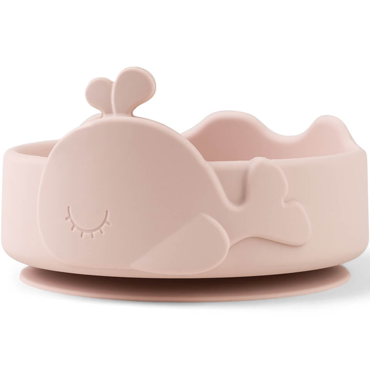 Bol ventouse et cuillère silicone Wally rose (Done by deer) - Image 5