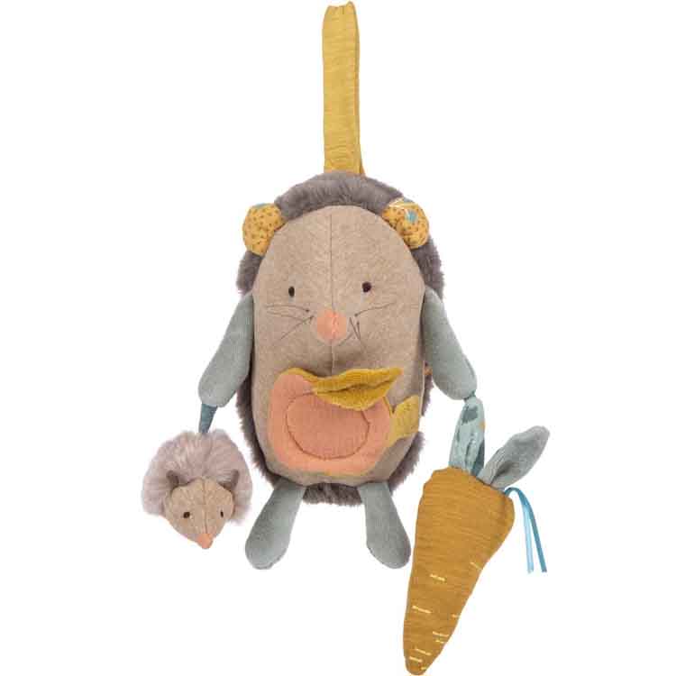 Moulin Roty - Hérisson d'activités à suspendre Trois petits lapins