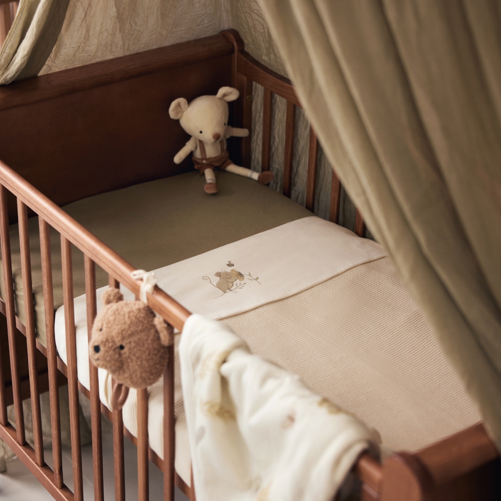 Drap housse en jersey Olive Green (60 x 120 cm) (Jollein) - Image 2