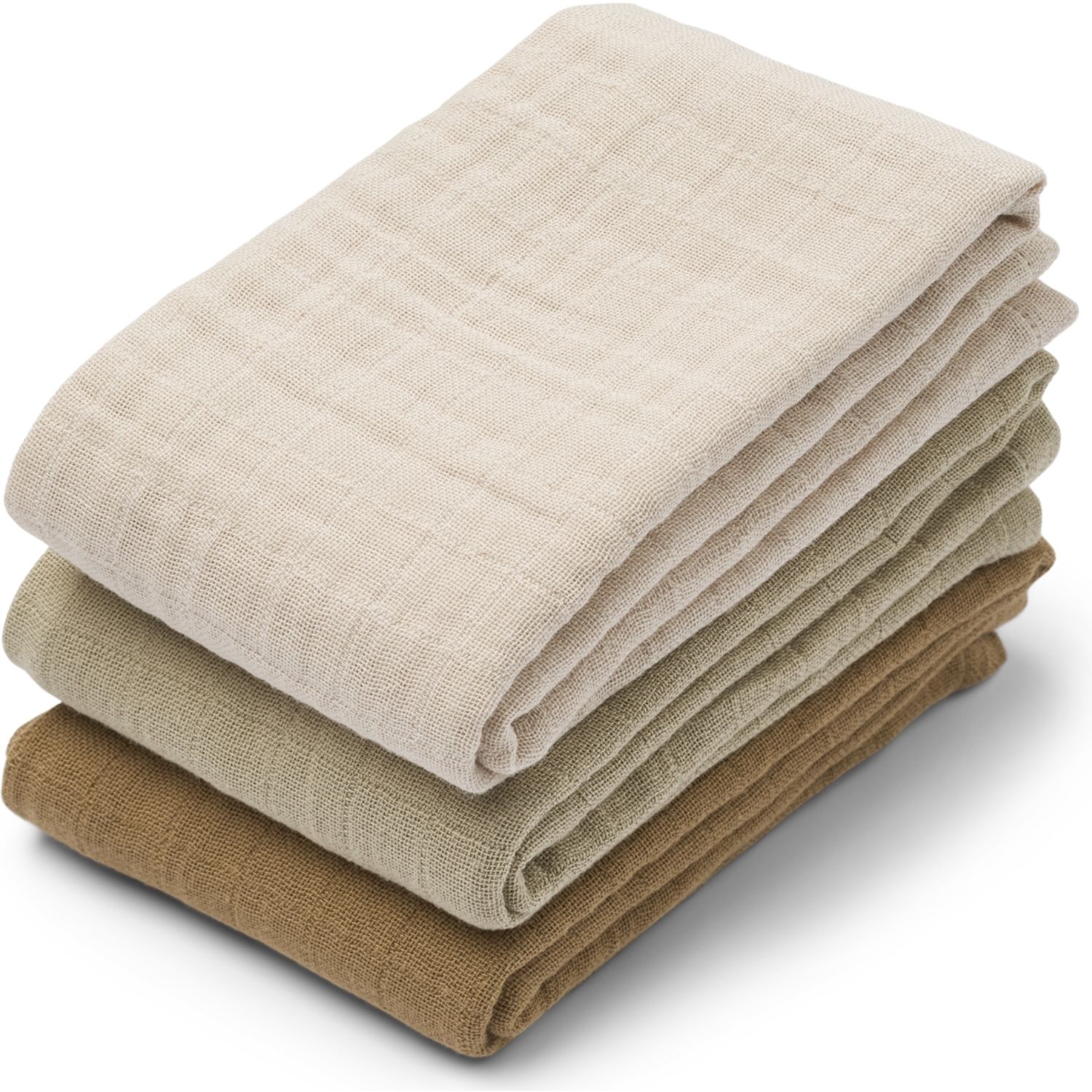 Lot de 3 langes Lewis Sandy Mix (65 x 65 cm) (Liewood) - Image 2