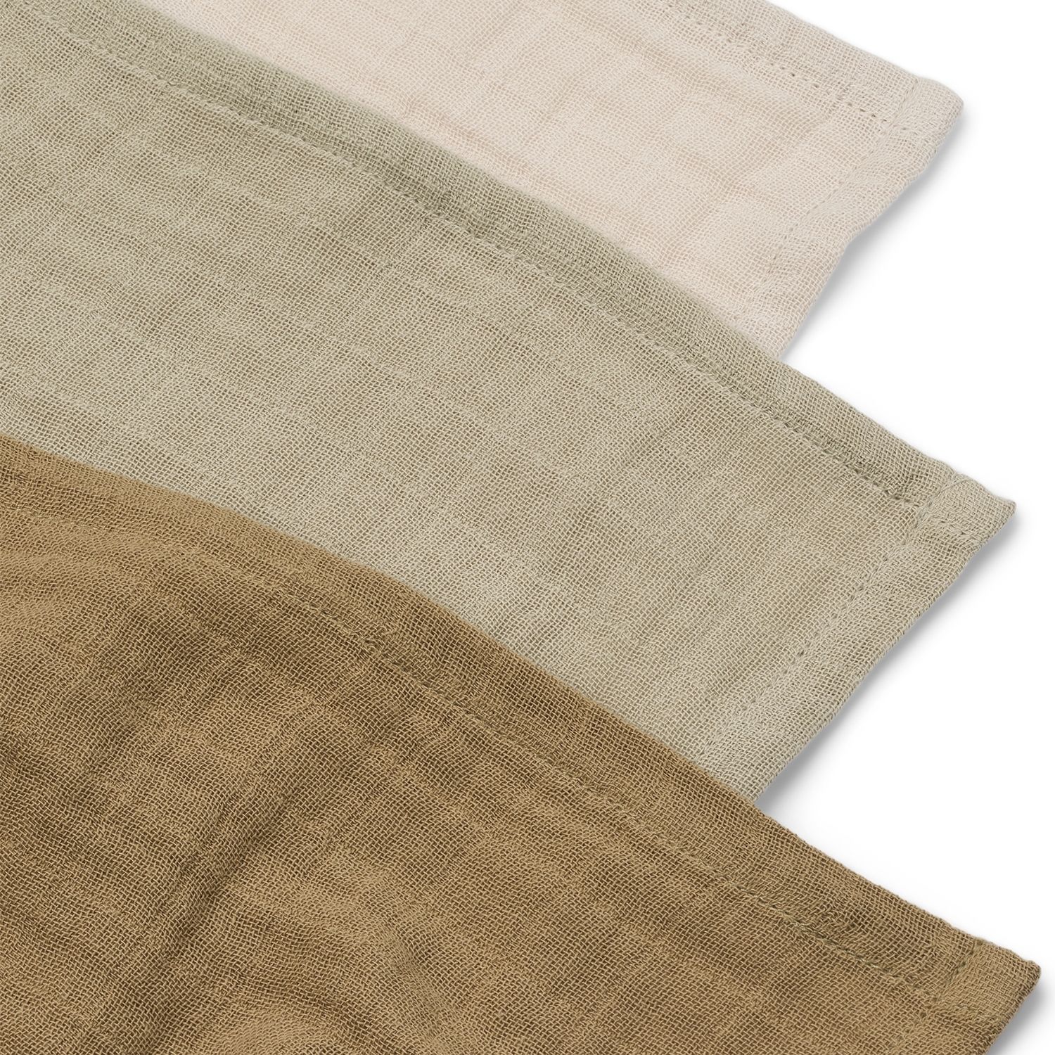 Lot de 3 langes Lewis Sandy Mix (65 x 65 cm) (Liewood) - Image 3