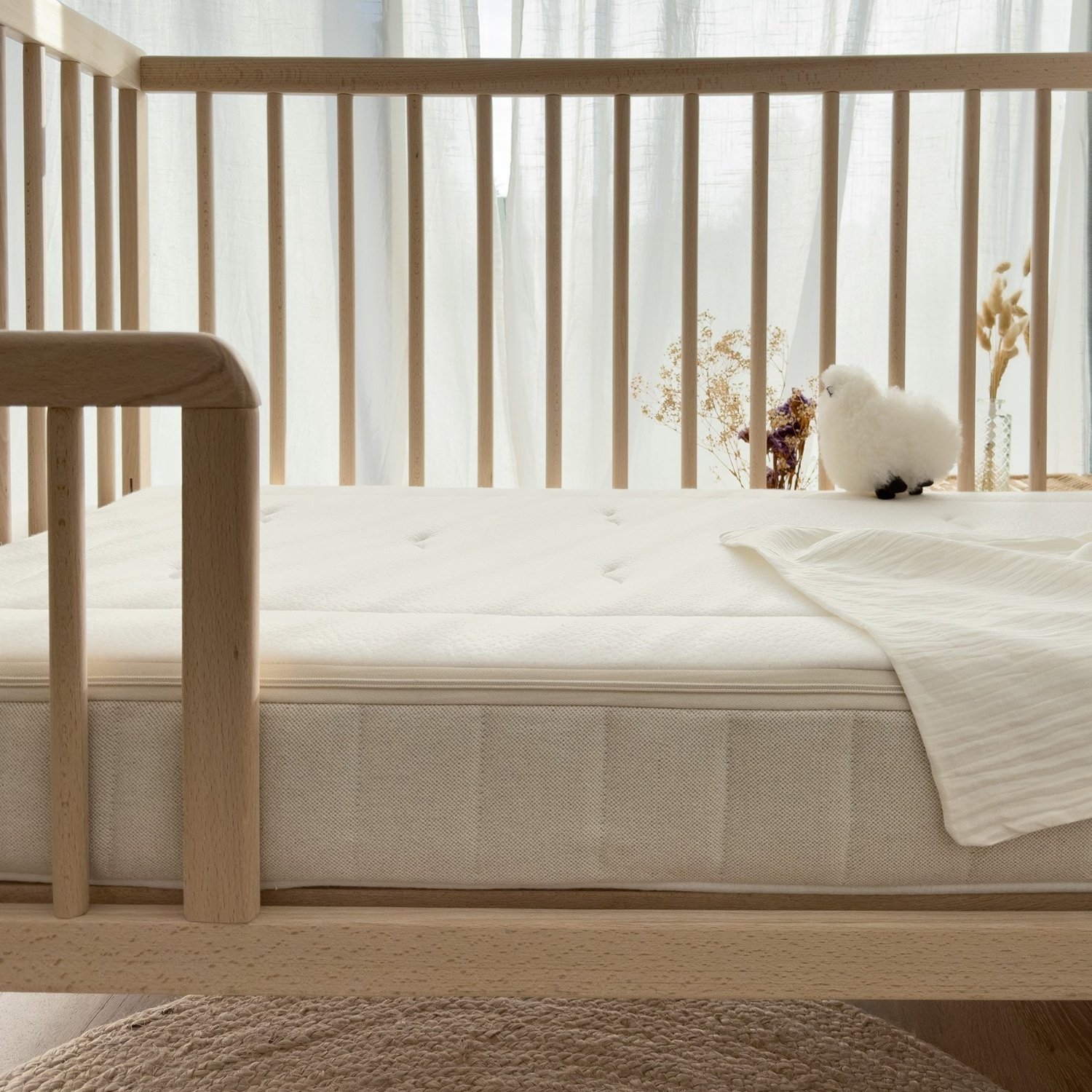 Matelas bébé Chanvrenatura (60 x 120 cm) (Kadolis) - Image 1