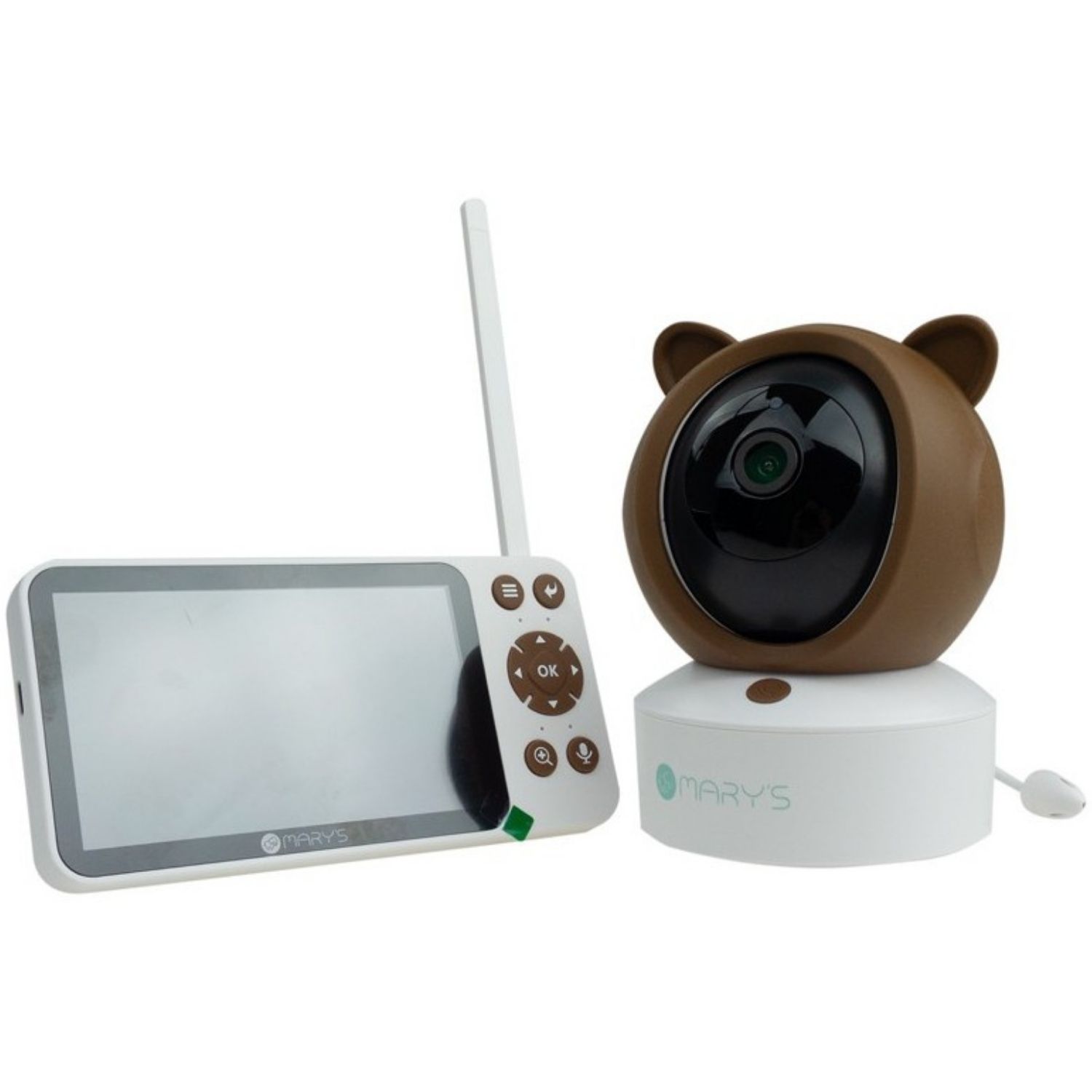 Babyphone vidéo avec caméra 2 en 1 Ours Brun