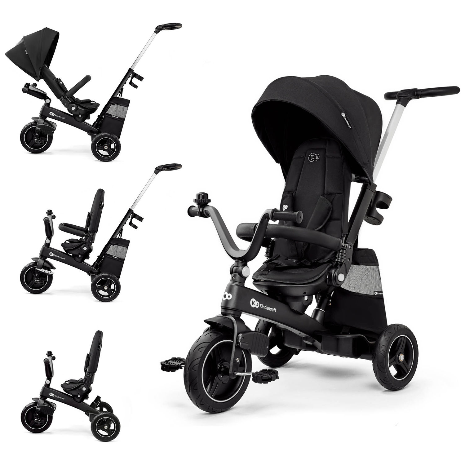 Tricycle évolutif Easytwist Black