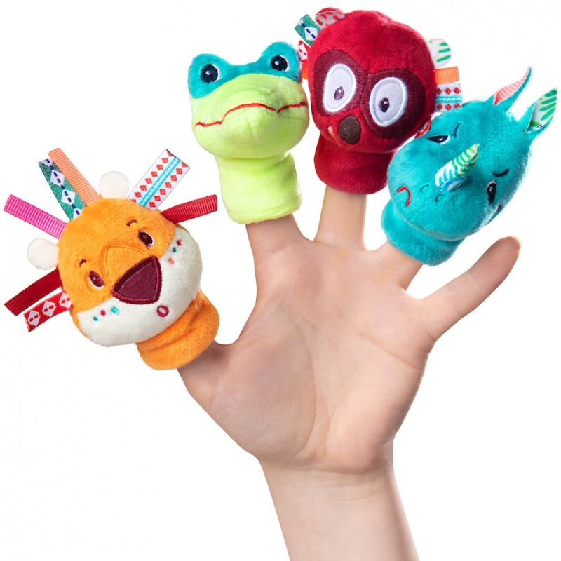 Marionnettes à doigts Jungle (Lilliputiens) - Image 1