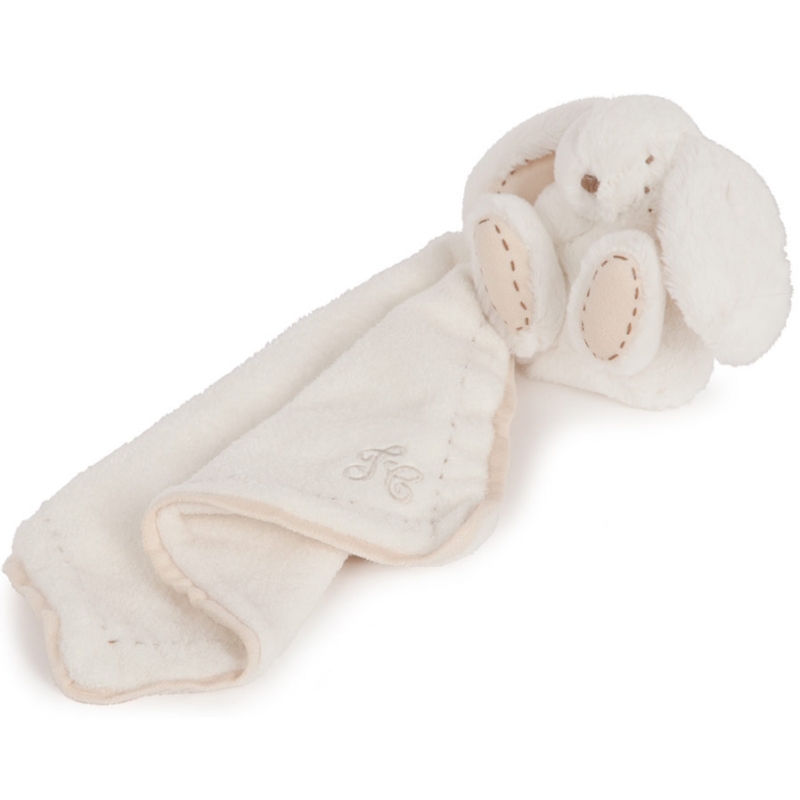 Tartine et Chocolat - Doudou Augustin le lapin écru (24 cm)