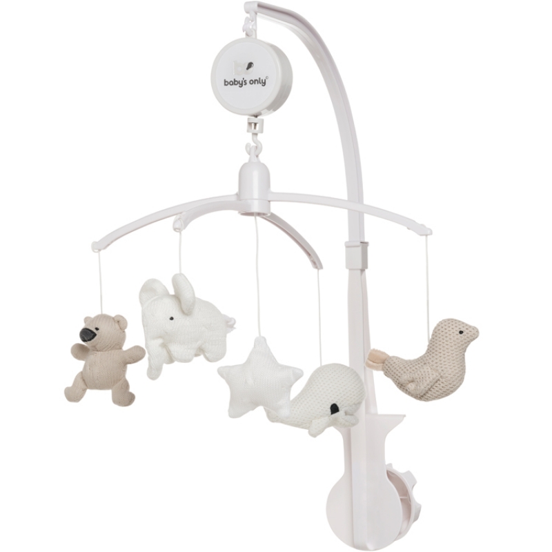 Mobile musical animaux beige (Baby's Only) - Image 1