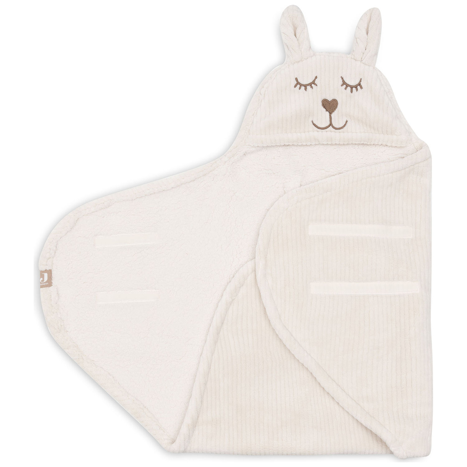 Couverture nomade Bunny Cloudy Rib Oatmeal (Jollein) - Image 4