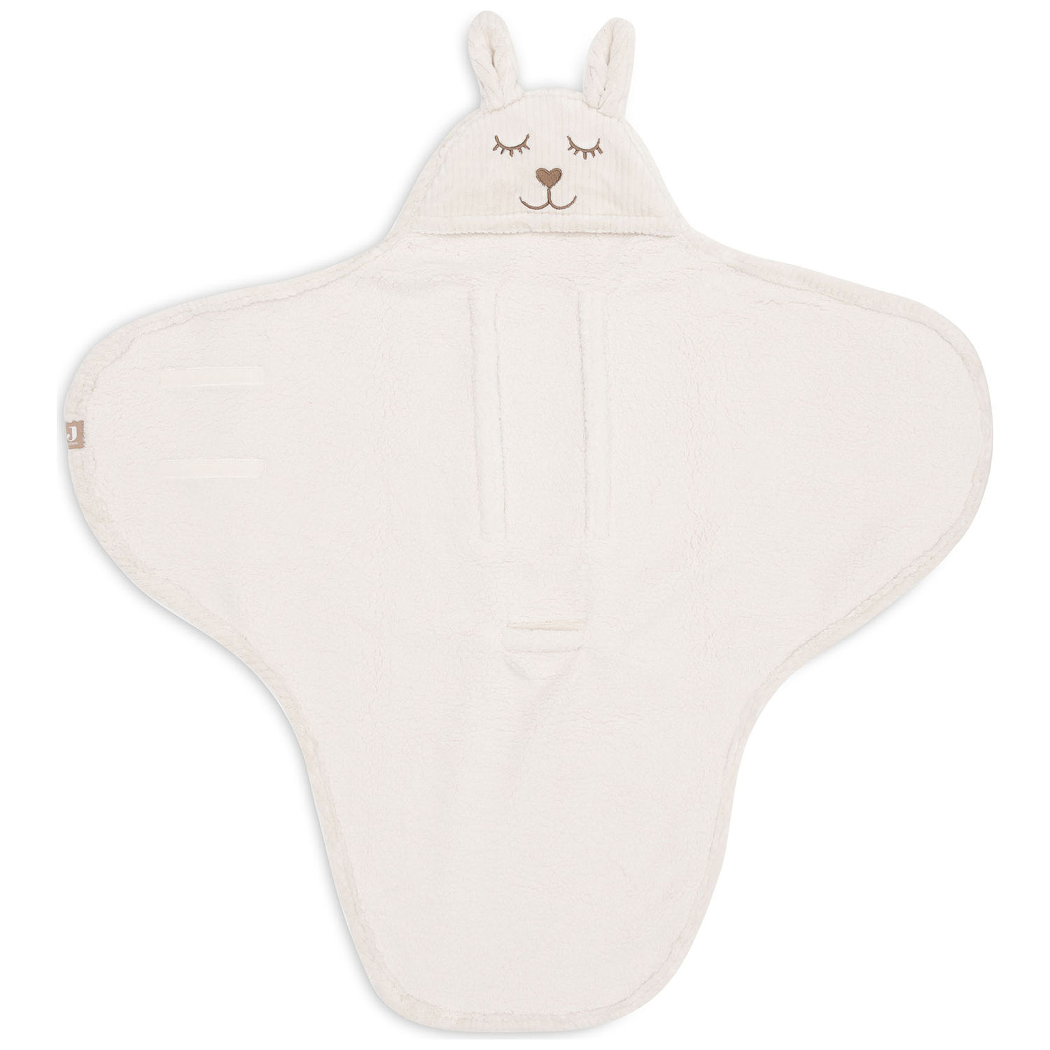 Couverture nomade Bunny Cloudy Rib Oatmeal (Jollein) - Image 5