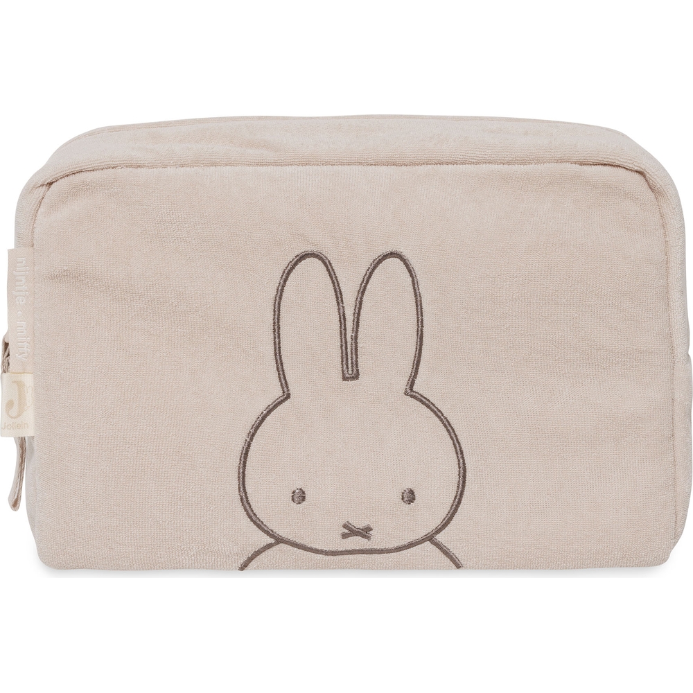 Trousse de toilette en éponge Miffy Nougat