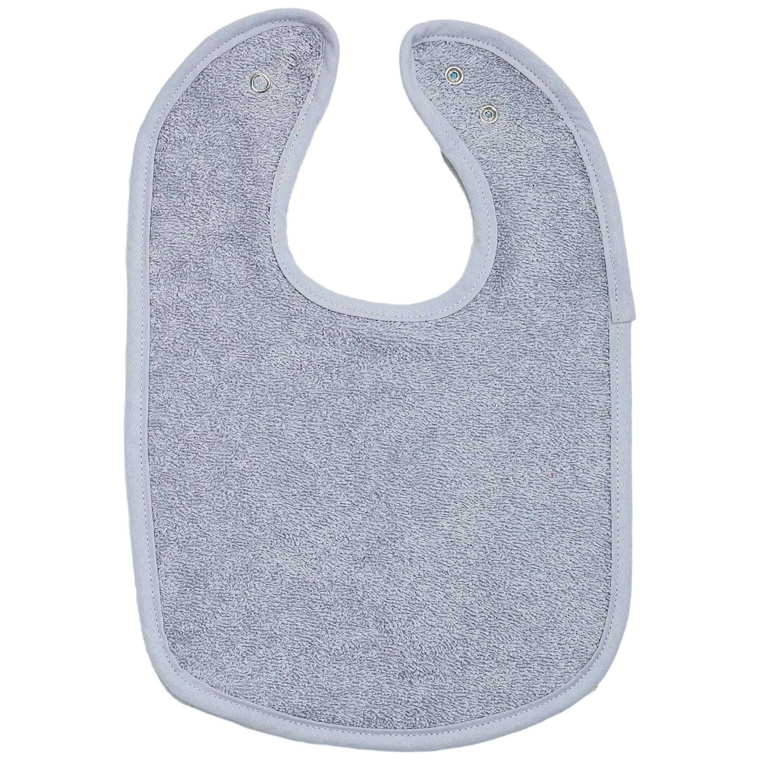 Bavoir premier âge en éponge Gris