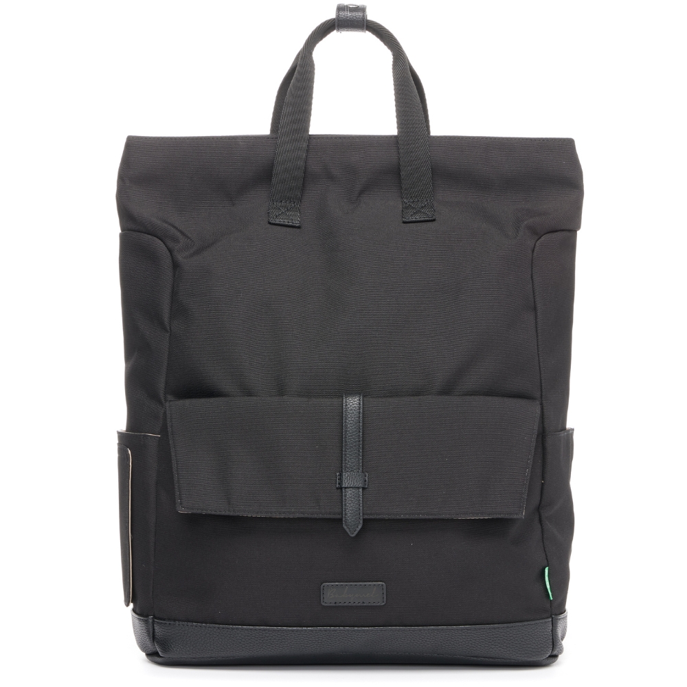 Sac à dos à langer Quinn Eco noir (Babymel) - Couverture
