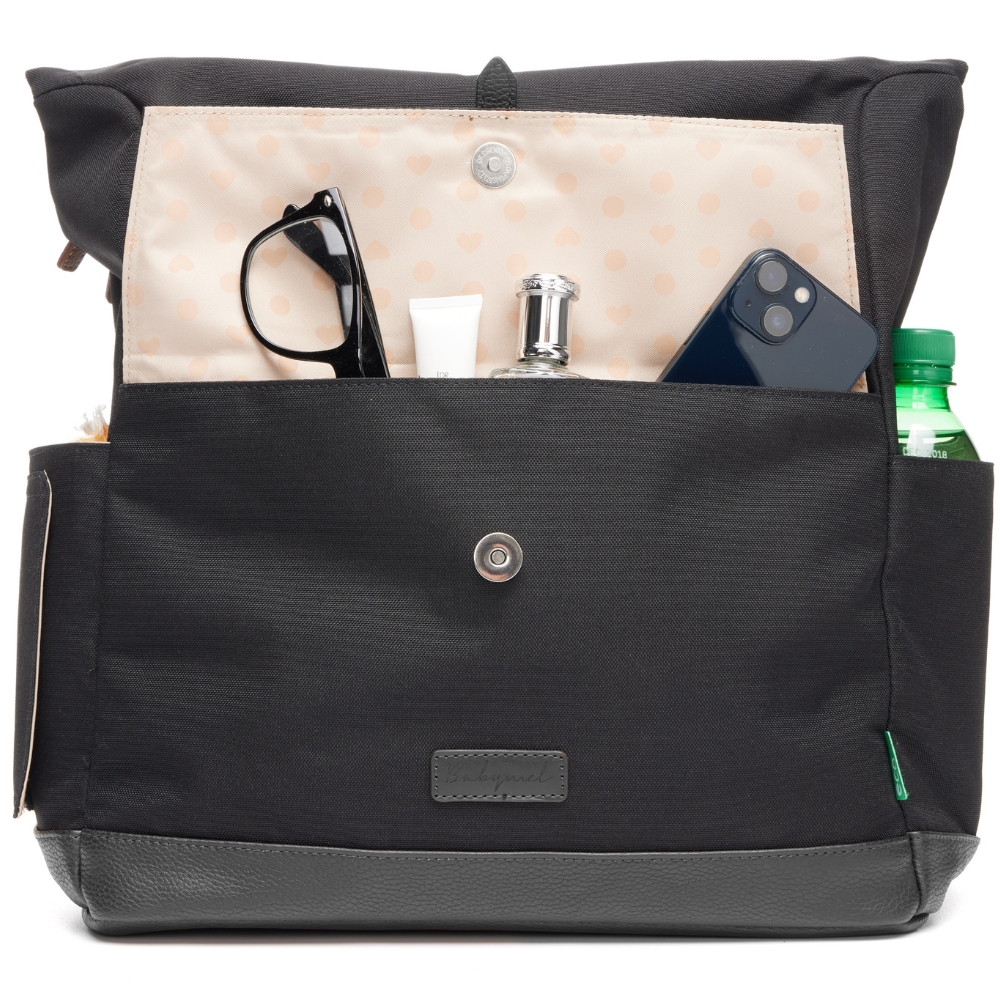 Sac à dos à langer Quinn Eco noir (Babymel) - Image 2